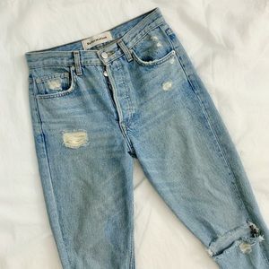 {Reformation} High Rise Skinny Jean